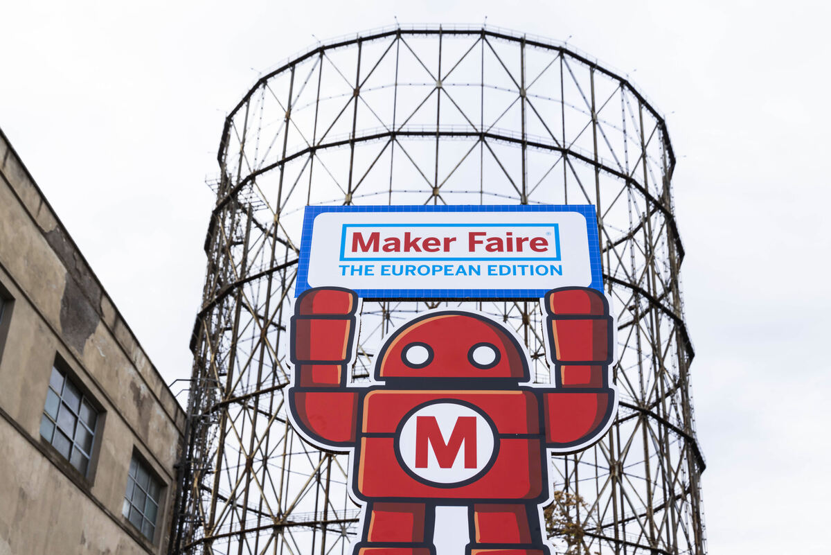 Il Gazometro di Roma durante Maker Faire Rome 2025